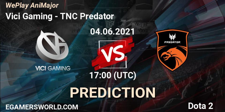 Prognoza Vici Gaming - TNC Predator. 04.06.21, Dota 2, WePlay AniMajor 2021