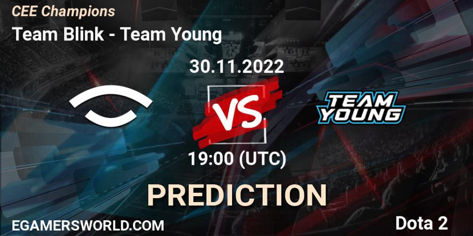 Prognoza Team Blink - Team Young. 30.11.22, Dota 2, CEE Champions