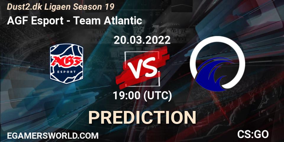 Prognoza AGF Esport - Team Atlantic. 20.03.22, CS2 (CS:GO), Dust2.dk Ligaen Season 19