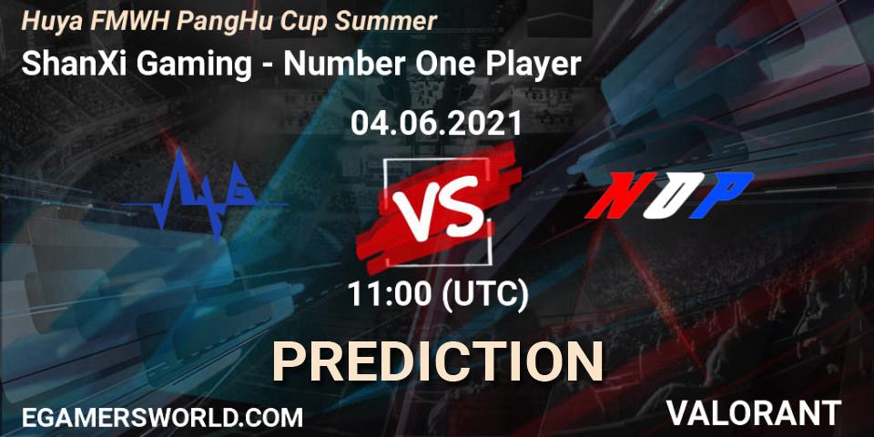 Prognoza ShanXi Gaming - Number One Player. 04.06.2021 at 11:00, VALORANT, Huya FMWH PangHu Cup Summer
