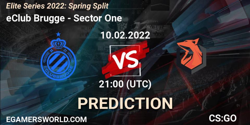 Prognoza eClub Brugge - Sector One. 10.02.2022 at 21:30, Counter-Strike (CS2), Elite Series 2022: Spring Split