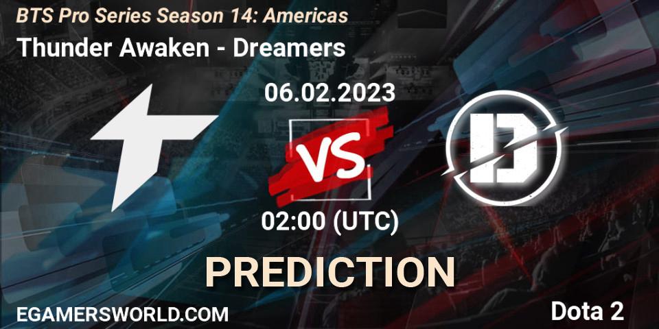 Prognoza Thunder Awaken - Dreamers. 06.02.23, Dota 2, BTS Pro Series Season 14: Americas