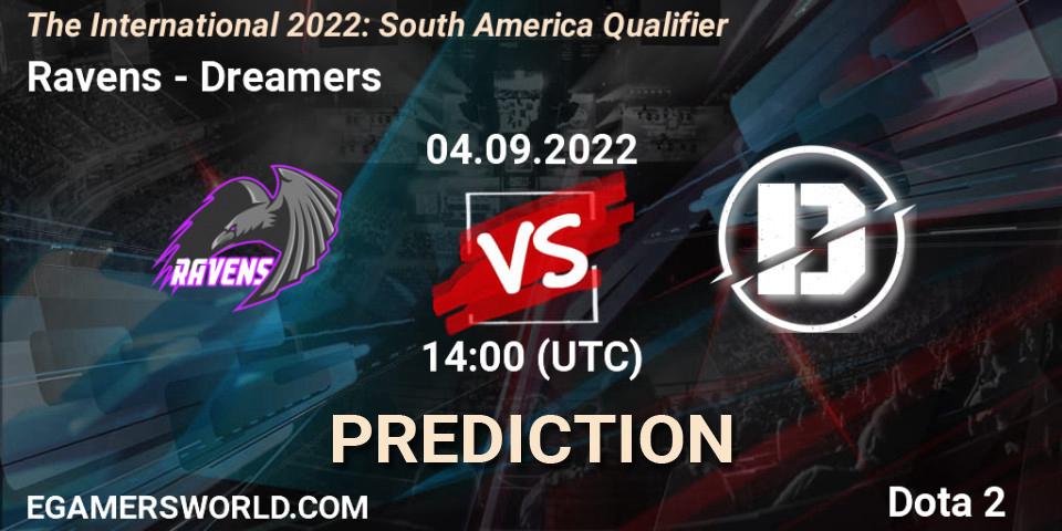 Prognoza Ravens - Dreamers. 04.09.2022 at 14:21, Dota 2, The International 2022: South America Qualifier