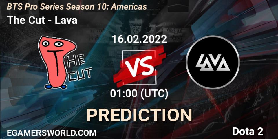 Prognoza The Cut - Lava. 16.02.2022 at 01:03, Dota 2, BTS Pro Series Season 10: Americas