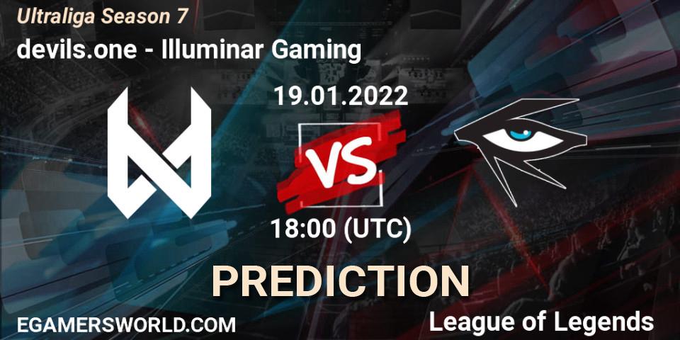Prognoza devils.one - Illuminar Gaming. 19.01.2022 at 18:00, LoL, Ultraliga Season 7