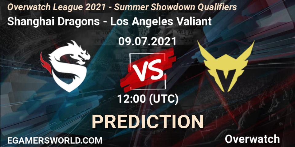 Prognoza Shanghai Dragons - Los Angeles Valiant. 09.07.2021 at 13:00, Overwatch, Overwatch League 2021 - Summer Showdown Qualifiers