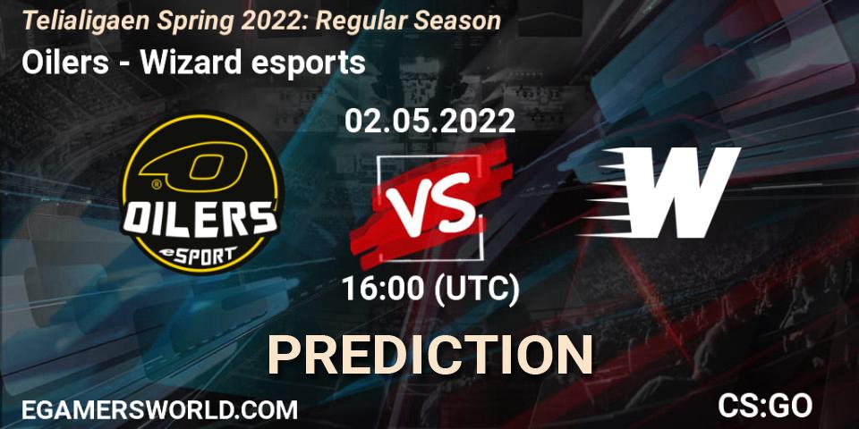 Prognoza Oilers - Wizard esports. 02.05.2022 at 16:00, Counter-Strike (CS2), Telialigaen Spring 2022: Regular Season
