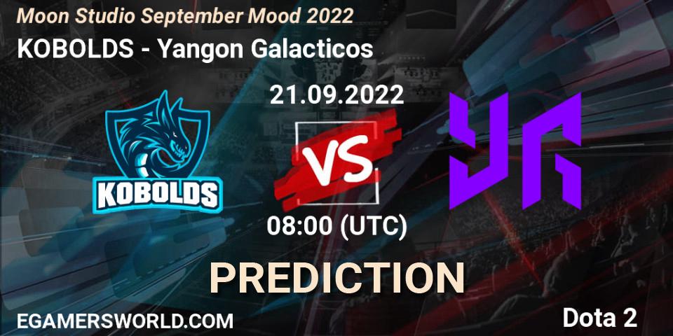 Prognoza KOBOLDS - Yangon Galacticos. 21.09.2022 at 08:52, Dota 2, Moon Studio September Mood 2022
