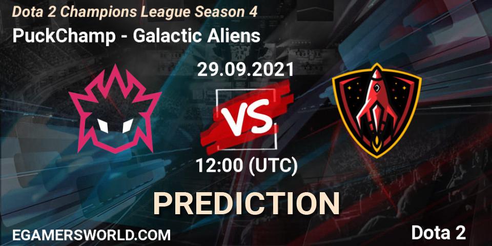 Prognoza PuckChamp - Galactic Aliens. 29.09.2021 at 12:06, Dota 2, Dota 2 Champions League Season 4