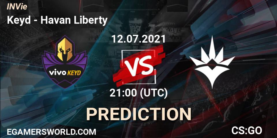 Prognoza Keyd - Havan Liberty. 12.07.2021 at 21:00, Counter-Strike (CS2), INVie