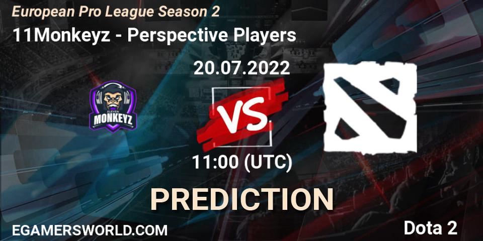Prognoza 11Monkeyz - Perspective Players. 20.07.2022 at 11:06, Dota 2, European Pro League Season 2