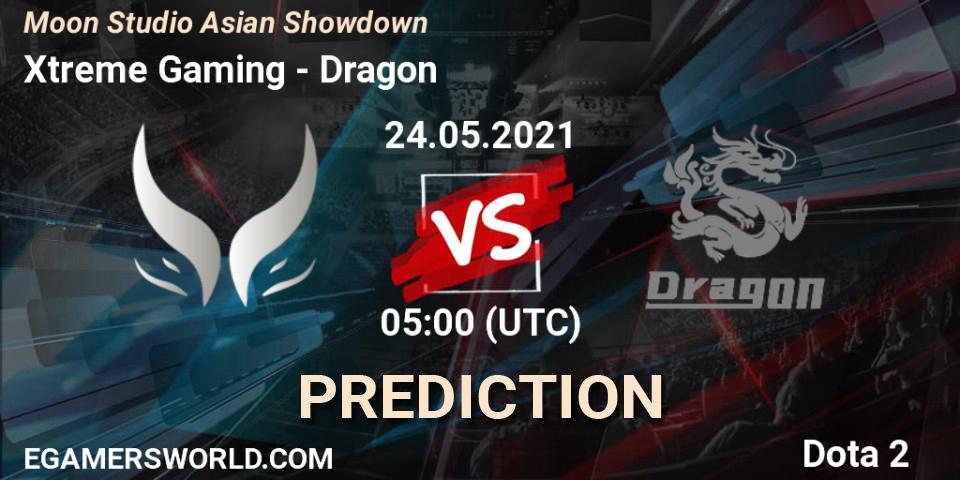 Prognoza Xtreme Gaming - Dragon. 24.05.2021 at 05:03, Dota 2, Moon Studio Asian Showdown