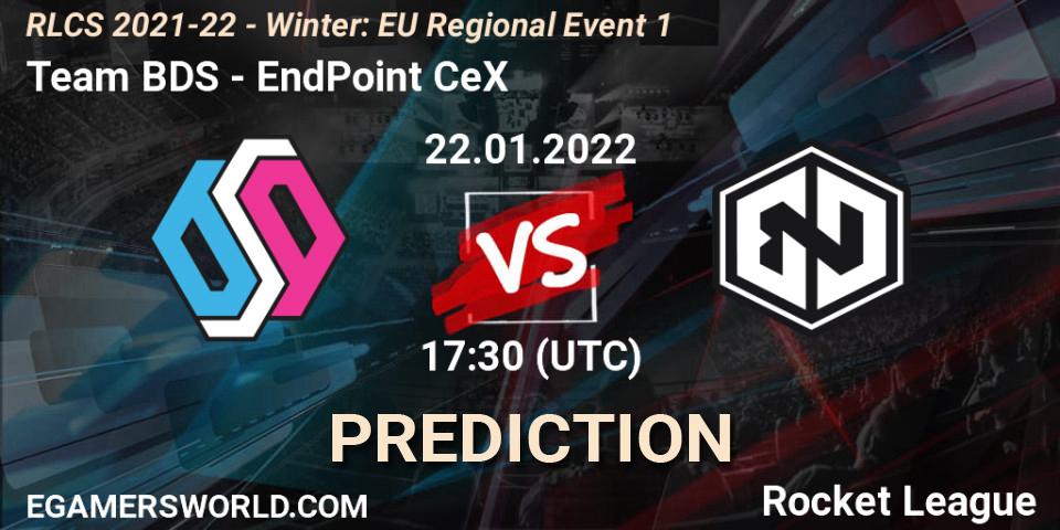 Prognoza Team BDS - EndPoint CeX. 22.01.2022 at 18:15, Rocket League, RLCS 2021-22 - Winter: EU Regional Event 1