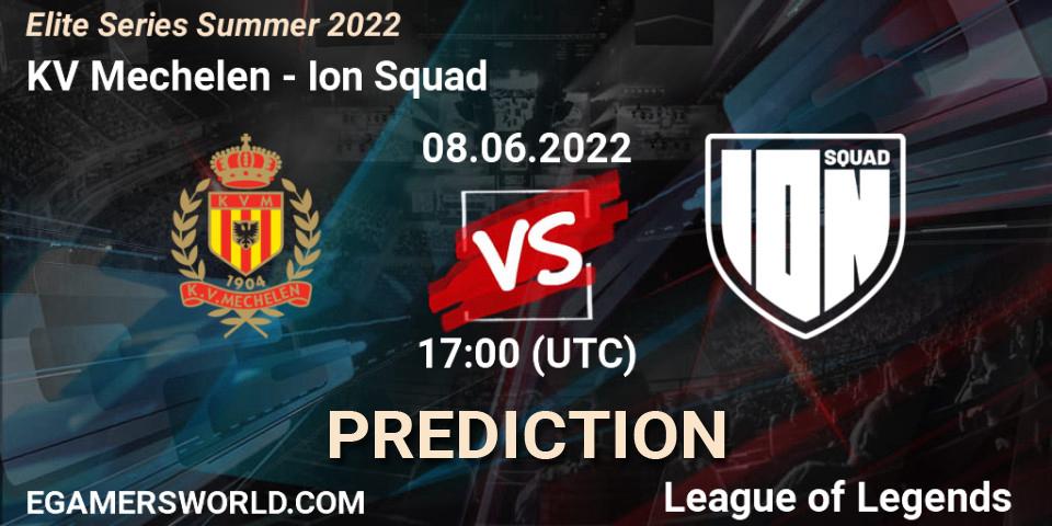 Prognoza KV Mechelen - Ion Squad. 08.06.2022 at 17:00, LoL, Elite Series Summer 2022