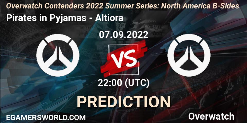 Prognoza Pirates in Pyjamas - Altiora. 07.09.2022 at 22:00, Overwatch, Overwatch Contenders 2022 Summer Series: North America B-Sides