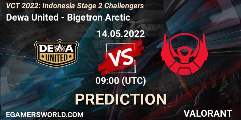 Prognoza Dewa United - Bigetron Arctic. 14.05.2022 at 11:00, VALORANT, VCT 2022: Indonesia Stage 2 Challengers