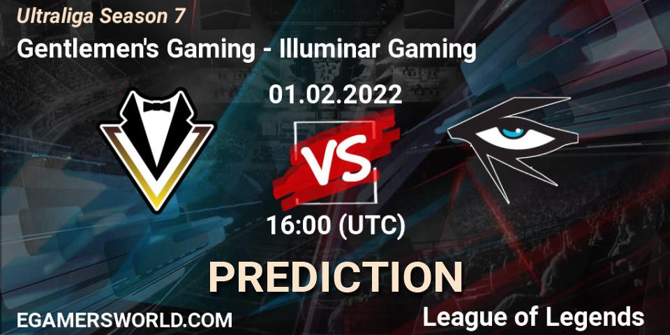 Prognoza Gentlemen's Gaming - Illuminar Gaming. 01.02.2022 at 16:00, LoL, Ultraliga Season 7