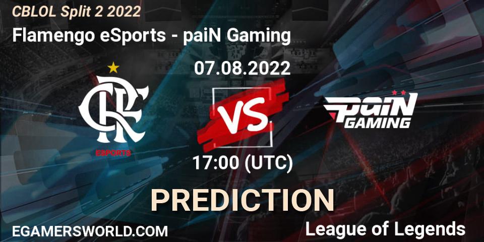 Prognoza Flamengo eSports - paiN Gaming. 07.08.22, LoL, CBLOL Split 2 2022