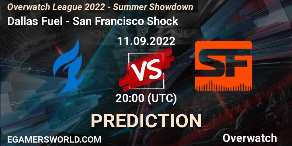 Prognoza Dallas Fuel - San Francisco Shock. 11.09.2022 at 20:00, Overwatch, Overwatch League 2022 - Summer Showdown