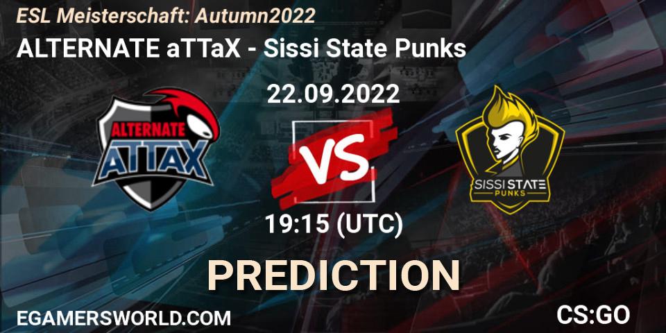 Prognoza ALTERNATE aTTaX - Sissi State Punks. 22.09.22, CS2 (CS:GO), ESL Meisterschaft: Autumn 2022