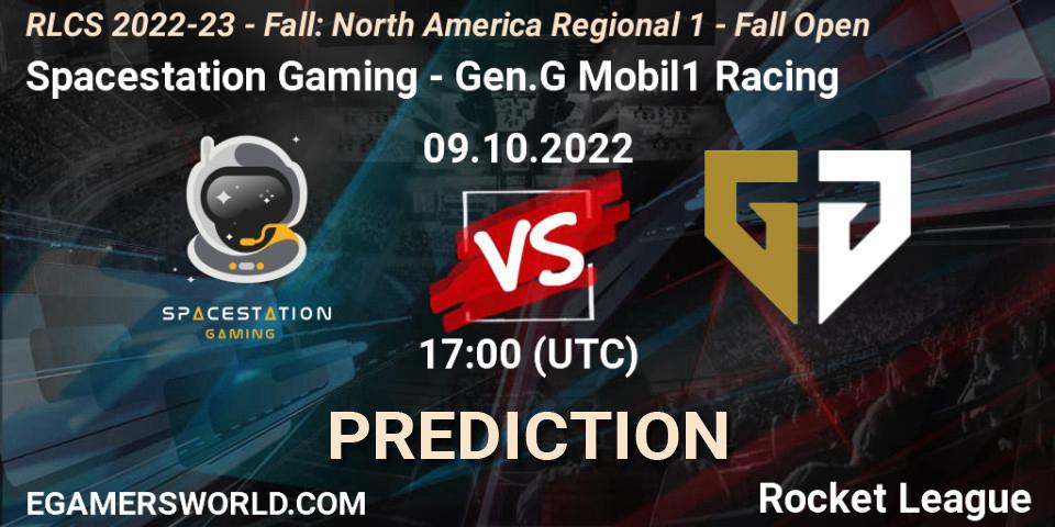 Prognoza Spacestation Gaming - Gen.G Mobil1 Racing. 09.10.2022 at 17:00, Rocket League, RLCS 2022-23 - Fall: North America Regional 1 - Fall Open