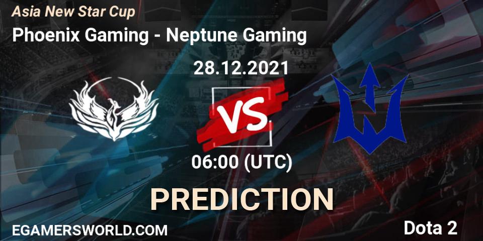 Prognoza Phoenix Gaming - Neptune Gaming. 28.12.2021 at 05:07, Dota 2, Asia New Star Cup