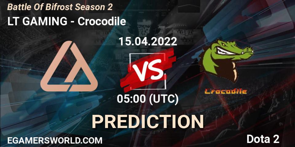 Prognoza LT GAMING - Crocodile. 15.04.2022 at 05:52, Dota 2, Battle Of Bifrost Season 2