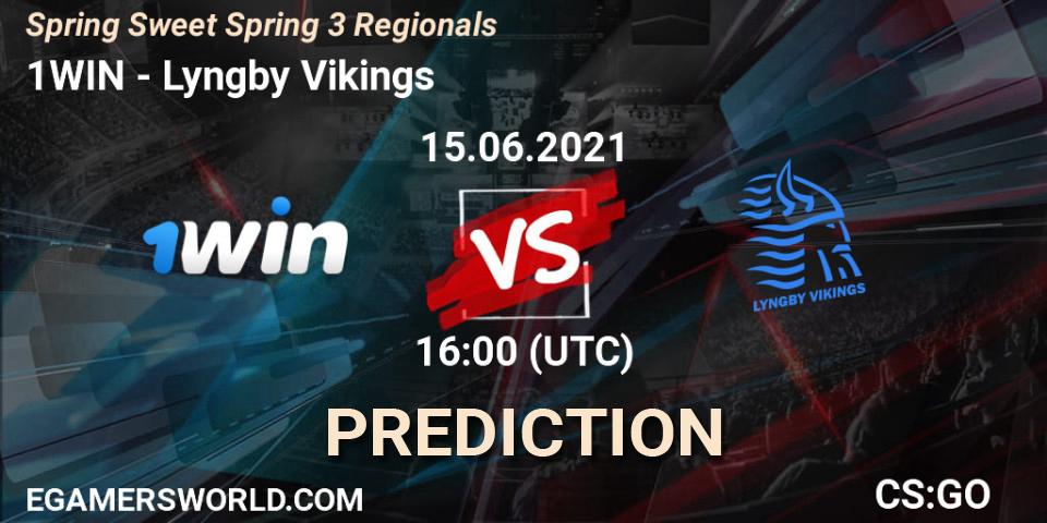 Prognoza 1WIN - Lyngby Vikings. 15.06.2021 at 16:00, Counter-Strike (CS2), Spring Sweet Spring 3 Regionals
