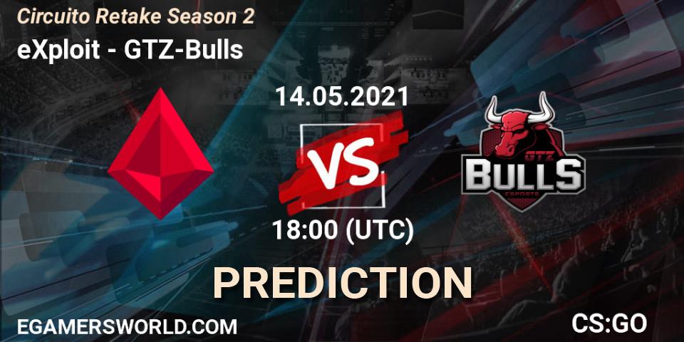 Prognoza eXploit - GTZ-Bulls. 14.05.21, CS2 (CS:GO), Circuito Retake Season 2