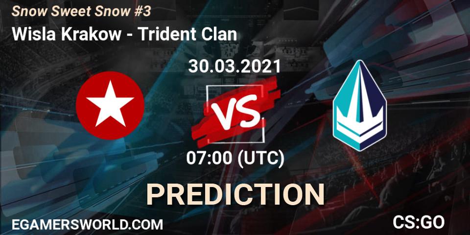Prognoza Wisla Krakow - Trident Clan. 30.03.2021 at 07:00, Counter-Strike (CS2), Snow Sweet Snow #3
