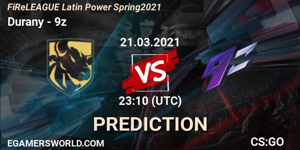 Prognoza Durany - 9z. 21.03.2021 at 23:15, Counter-Strike (CS2), FiReLEAGUE Latin Power Spring 2021 - BLAST Premier Qualifier