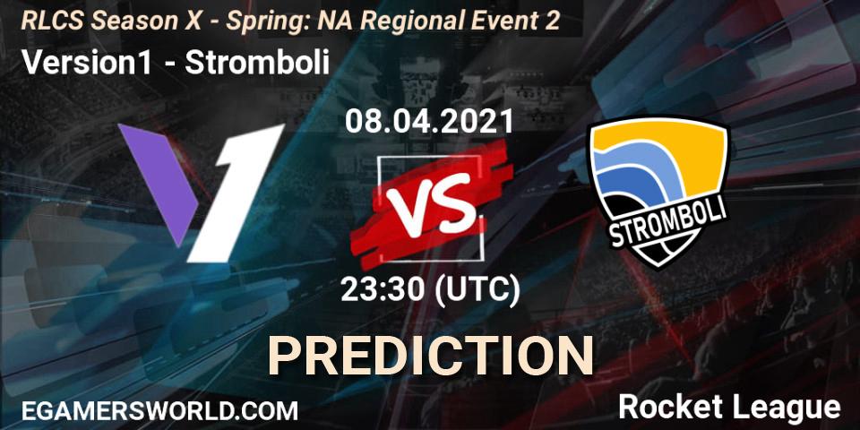 Prognoza Version1 - Stromboli. 08.04.2021 at 23:30, Rocket League, RLCS Season X - Spring: NA Regional Event 2