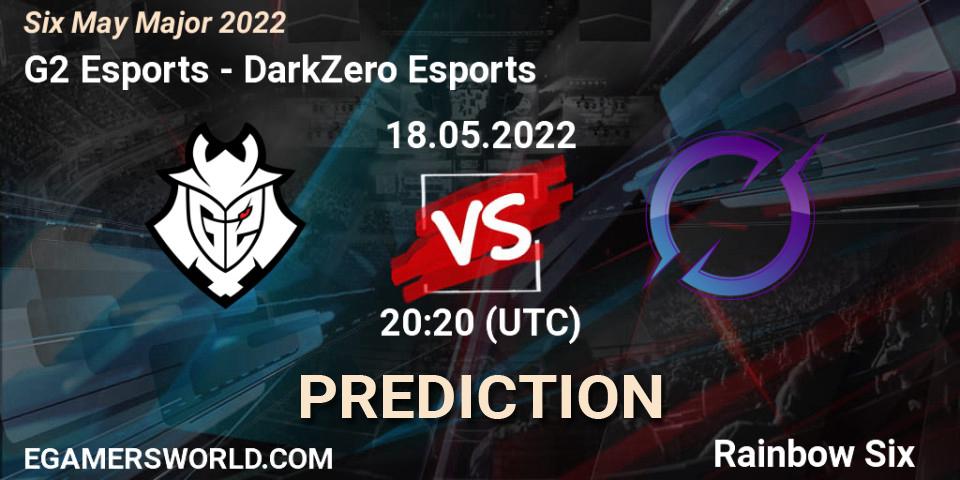 Prognoza G2 Esports - DarkZero Esports. 18.05.22, Rainbow Six, Six Charlotte Major 2022