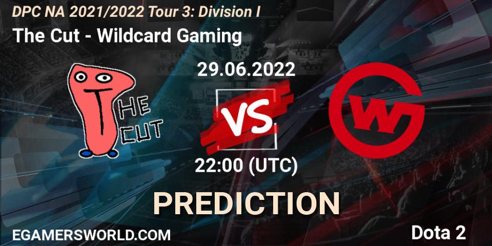 Prognoza The Cut - Wildcard Gaming. 29.06.2022 at 21:55, Dota 2, DPC NA 2021/2022 Tour 3: Division I