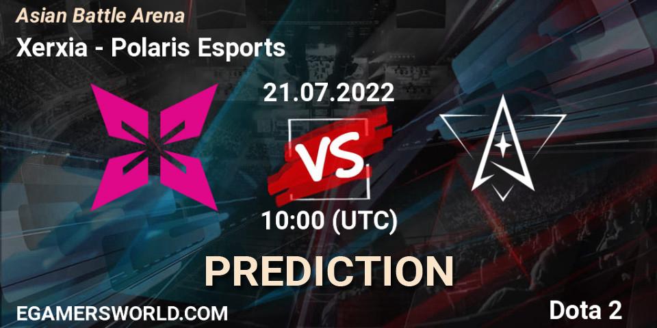 Prognoza Xerxia - Polaris Esports. 21.07.22, Dota 2, Asian Battle Arena