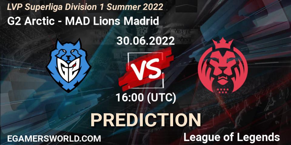 Prognoza G2 Arctic - MAD Lions Madrid. 30.06.22, LoL, LVP Superliga Division 1 Summer 2022