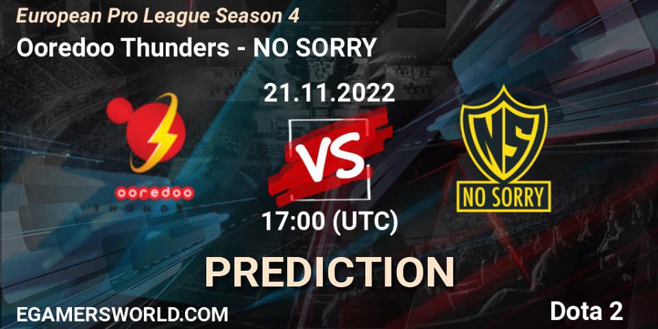 Prognoza Ooredoo Thunders - Team Unique. 21.11.22, Dota 2, European Pro League Season 4