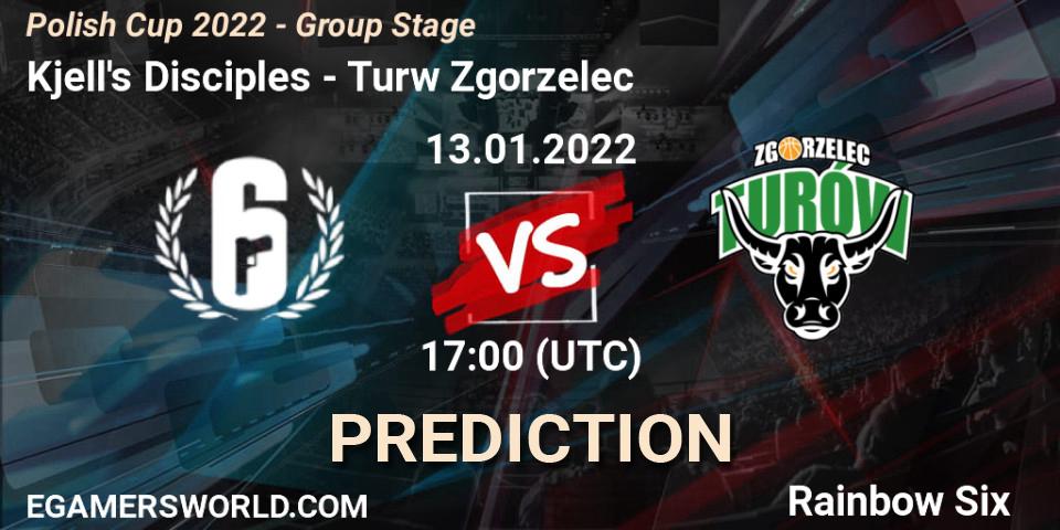 Prognoza Kjell's Disciples - Turów Zgorzelec. 13.01.2022 at 17:00, Rainbow Six, Polish Cup 2022 - Group Stage