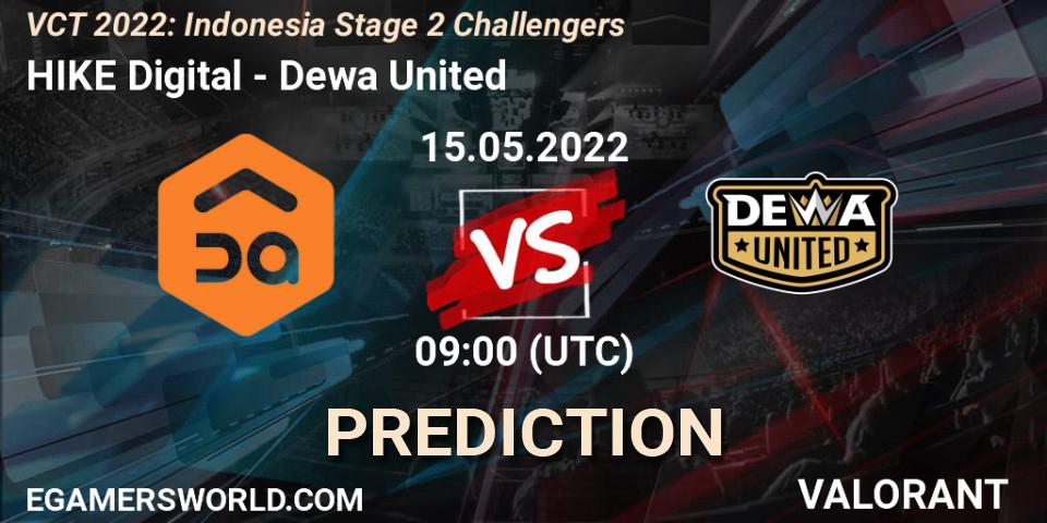 Prognoza HIKE Digital - Dewa United. 15.05.22, VALORANT, VCT 2022: Indonesia Stage 2 Challengers