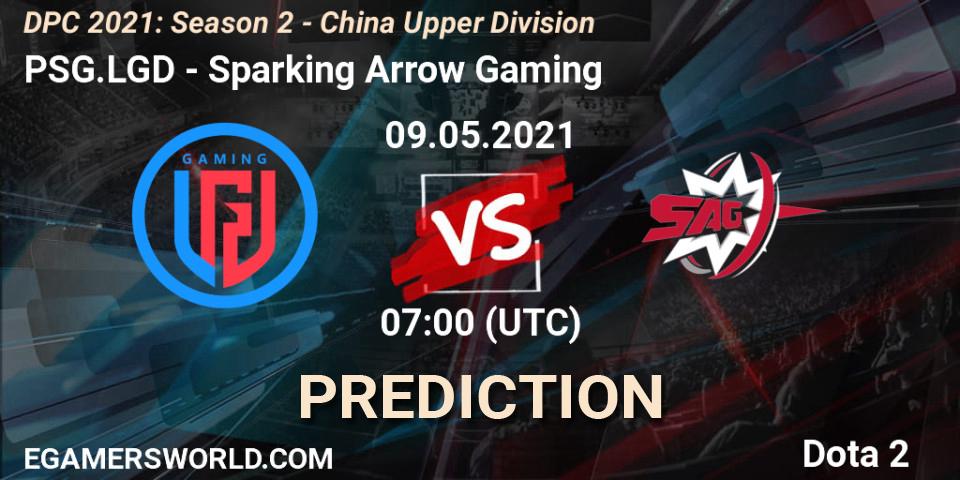 Prognoza PSG.LGD - Sparking Arrow Gaming. 09.05.2021 at 07:40, Dota 2, DPC 2021: Season 2 - China Upper Division