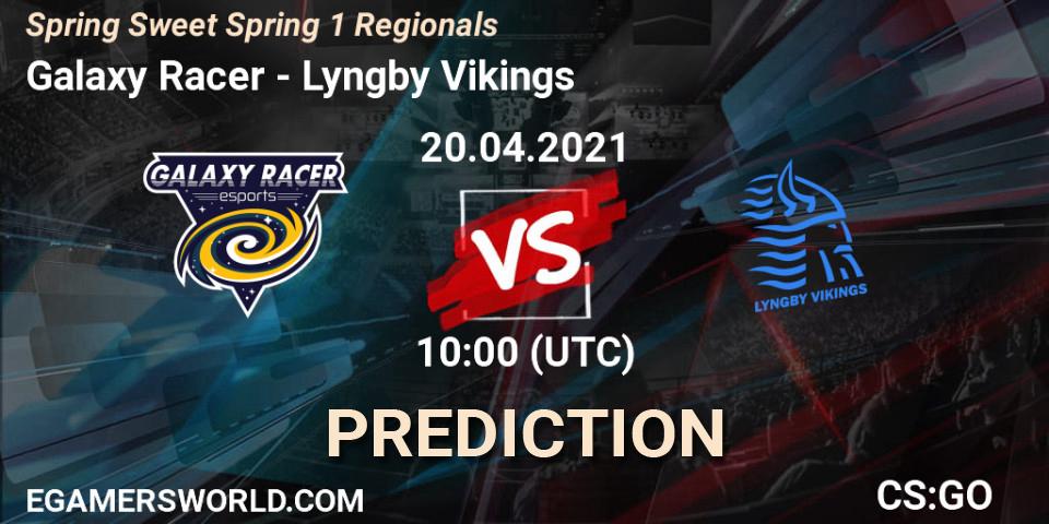 Prognoza Galaxy Racer - Lyngby Vikings. 20.04.2021 at 10:00, Counter-Strike (CS2), Spring Sweet Spring 1 Regionals