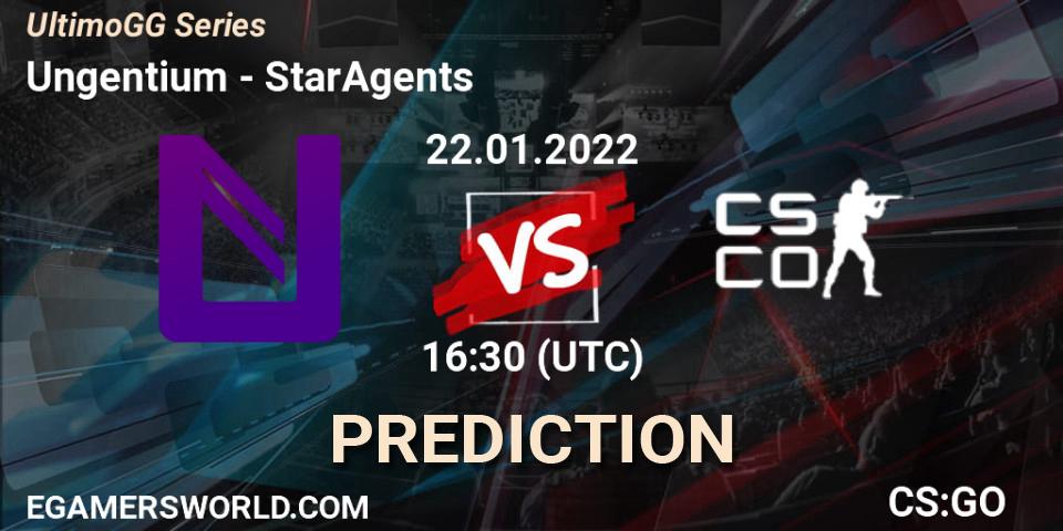 Prognoza Ungentium - StarAgents. 22.01.2022 at 16:30, Counter-Strike (CS2), UltimoGG Series