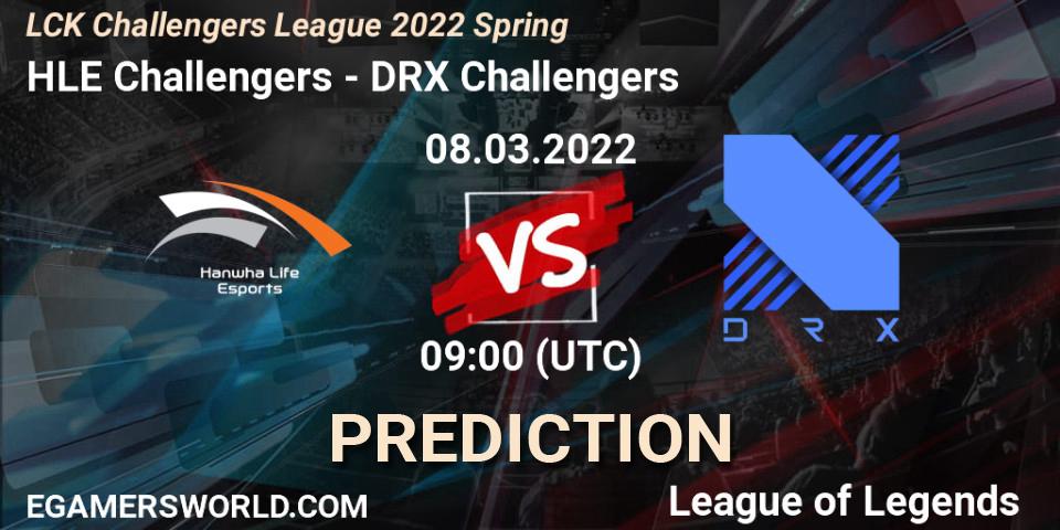 Prognoza HLE Challengers - DRX Challengers. 08.03.2022 at 09:00, LoL, LCK Challengers League 2022 Spring