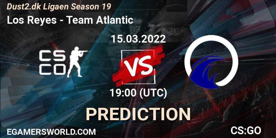 Prognoza Los Reyes - Team Atlantic. 15.03.2022 at 19:00, Counter-Strike (CS2), Dust2.dk Ligaen Season 19