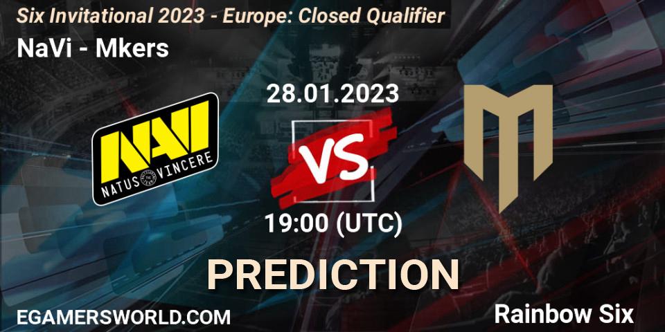 Prognoza NaVi - Mkers. 28.01.23, Rainbow Six, Six Invitational 2023 - Europe: Closed Qualifier