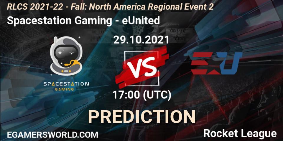 Prognoza Spacestation Gaming - eUnited. 29.10.21, Rocket League, RLCS 2021-22 - Fall: North America Regional Event 2