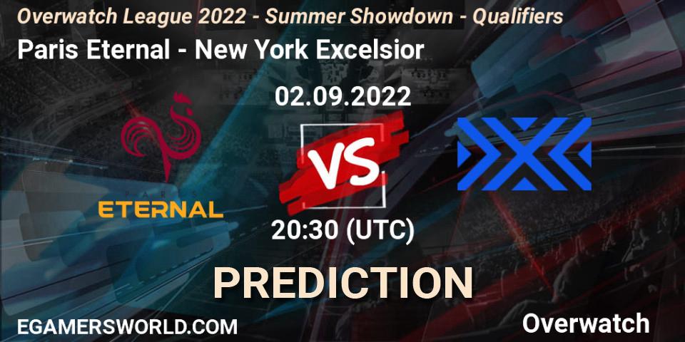 Prognoza Paris Eternal - New York Excelsior. 02.09.22, Overwatch, Overwatch League 2022 - Summer Showdown - Qualifiers