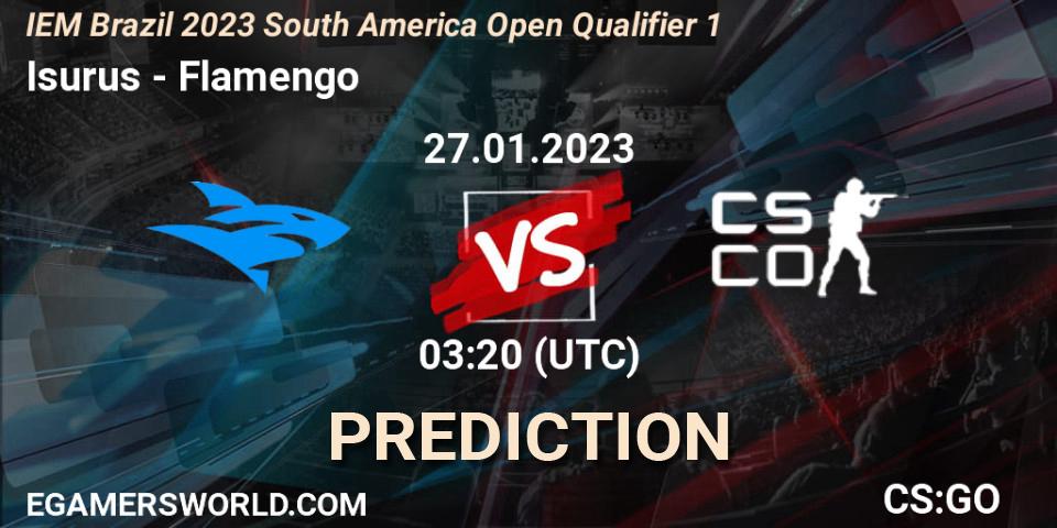 Prognoza Isurus - Flamengo. 27.01.23, CS2 (CS:GO), IEM Brazil Rio 2023 South America Open Qualifier 1