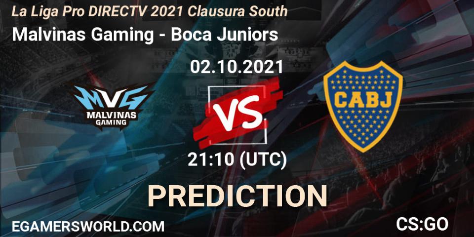 Prognoza Malvinas Gaming - Boca Juniors. 02.10.2021 at 21:10, Counter-Strike (CS2), La Liga Season 4: Sur Pro Division - Clausura
