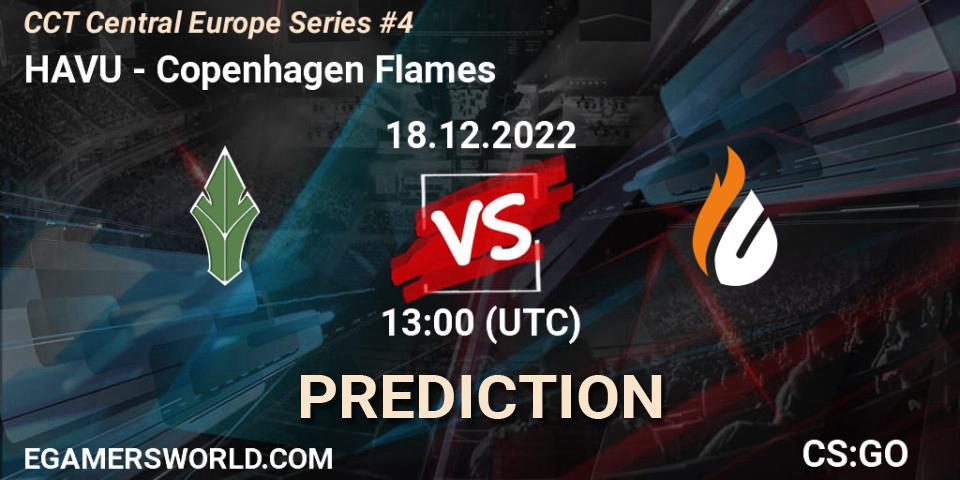 Prognoza HAVU - Copenhagen Flames. 18.12.22, CS2 (CS:GO), CCT Central Europe Series #4